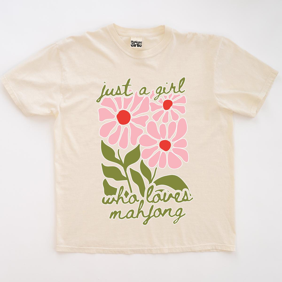 Just a Girl Who Loves Mahjong T-shirt
