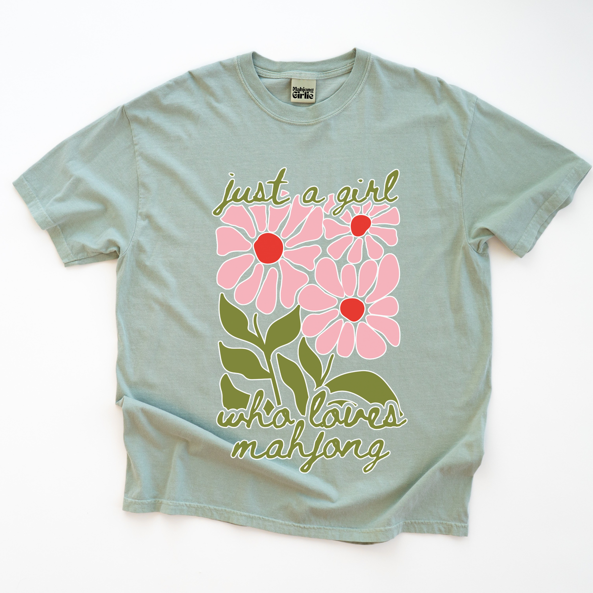 Just a Girl Who Loves Mahjong T-shirt