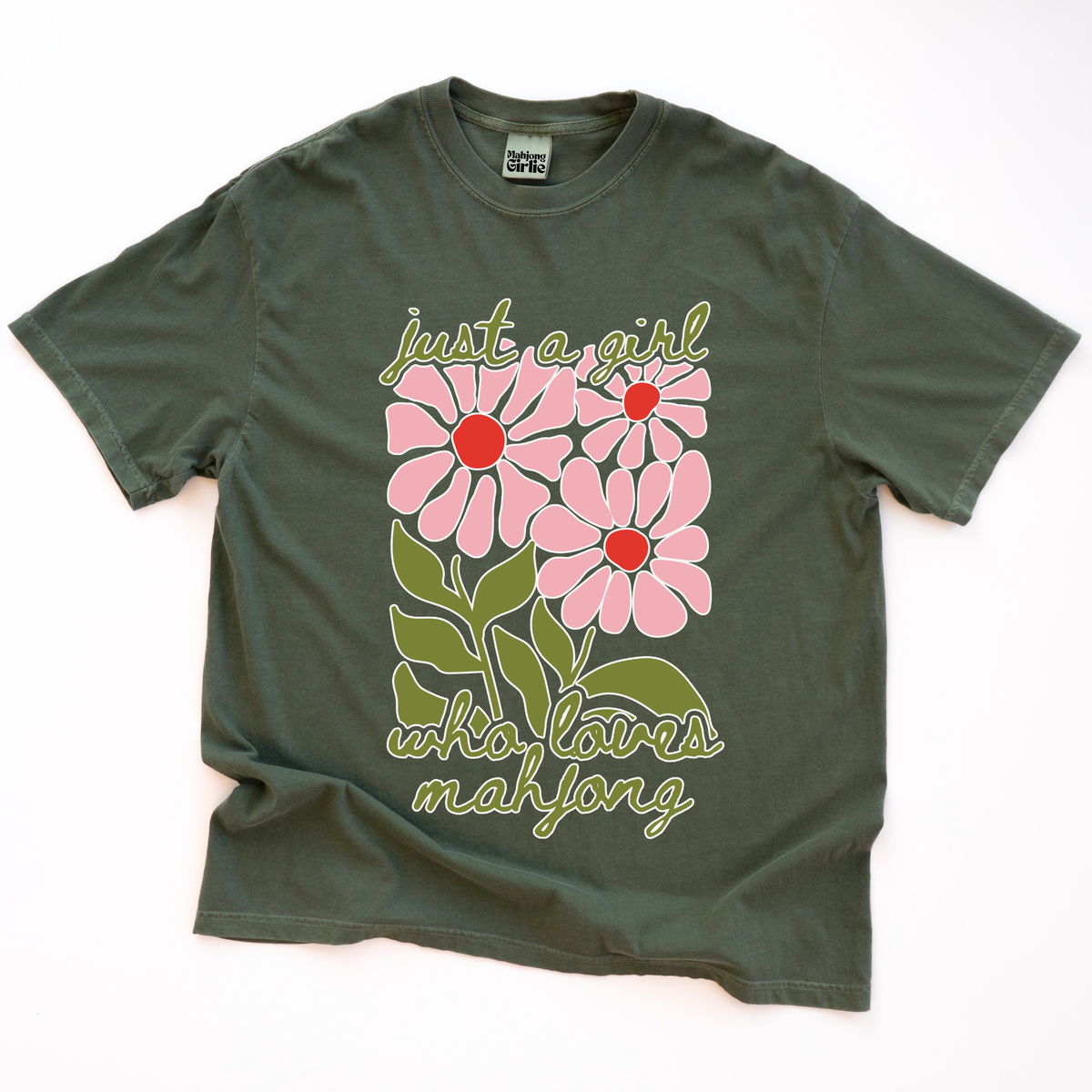 Just a Girl Who Loves Mahjong T-shirt