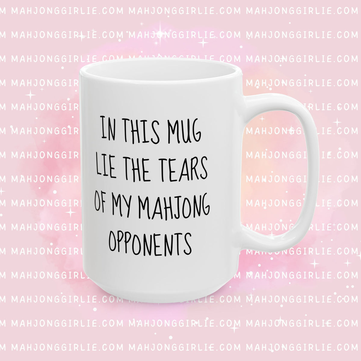 Tears of My Mahjong Opponents Mug