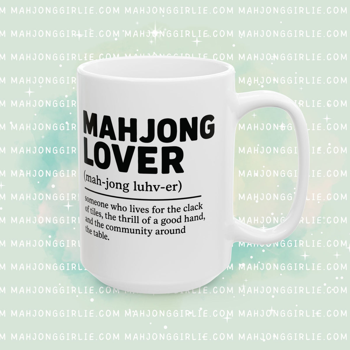 Mahjong Lover Definition Mug