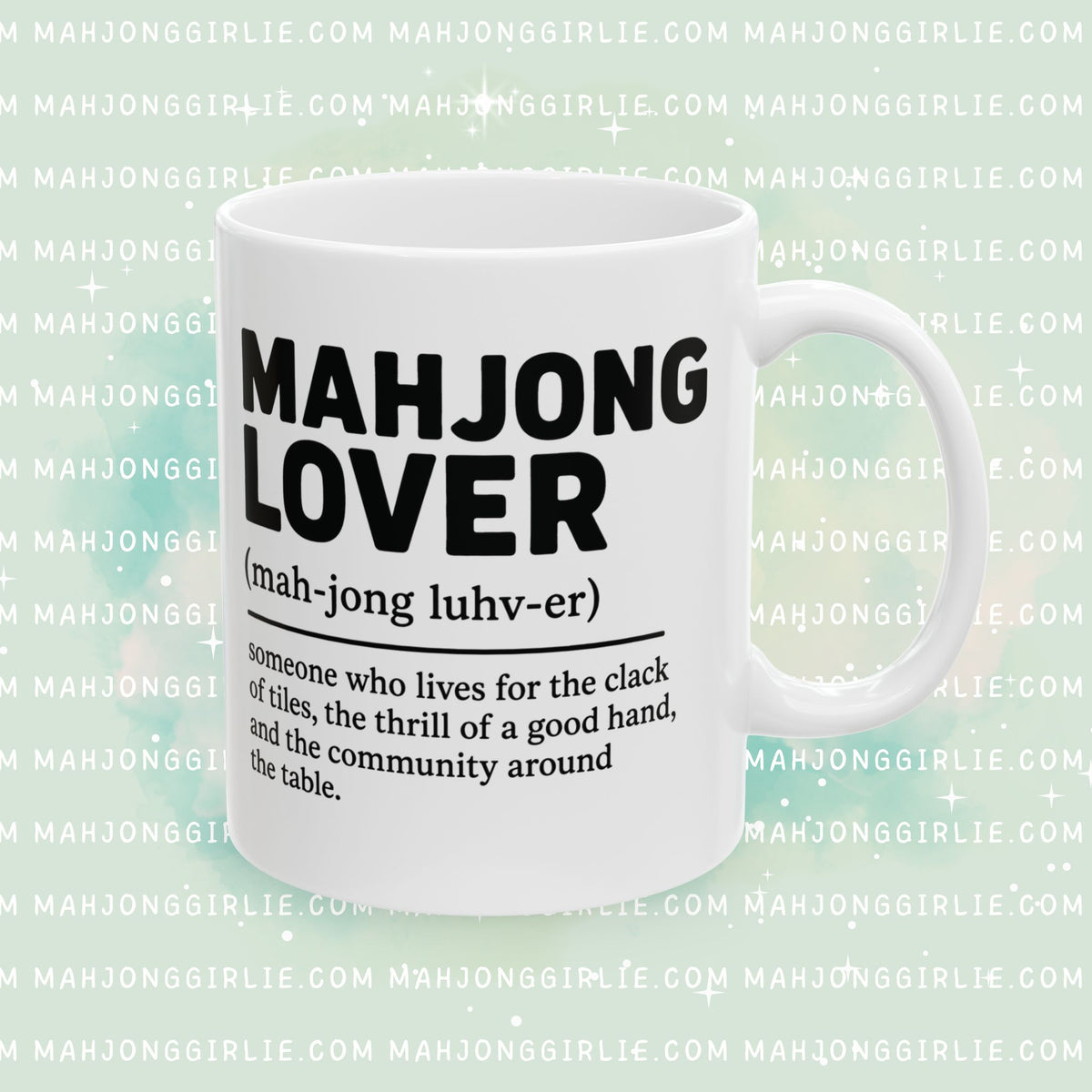 Mahjong Lover Definition Mug