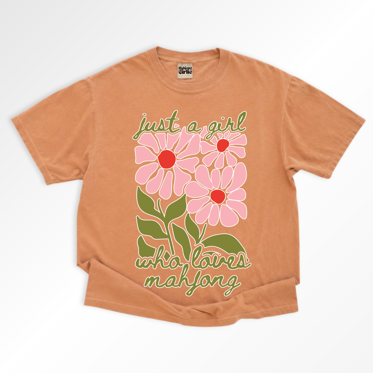 Just a Girl Who Loves Mahjong T-shirt