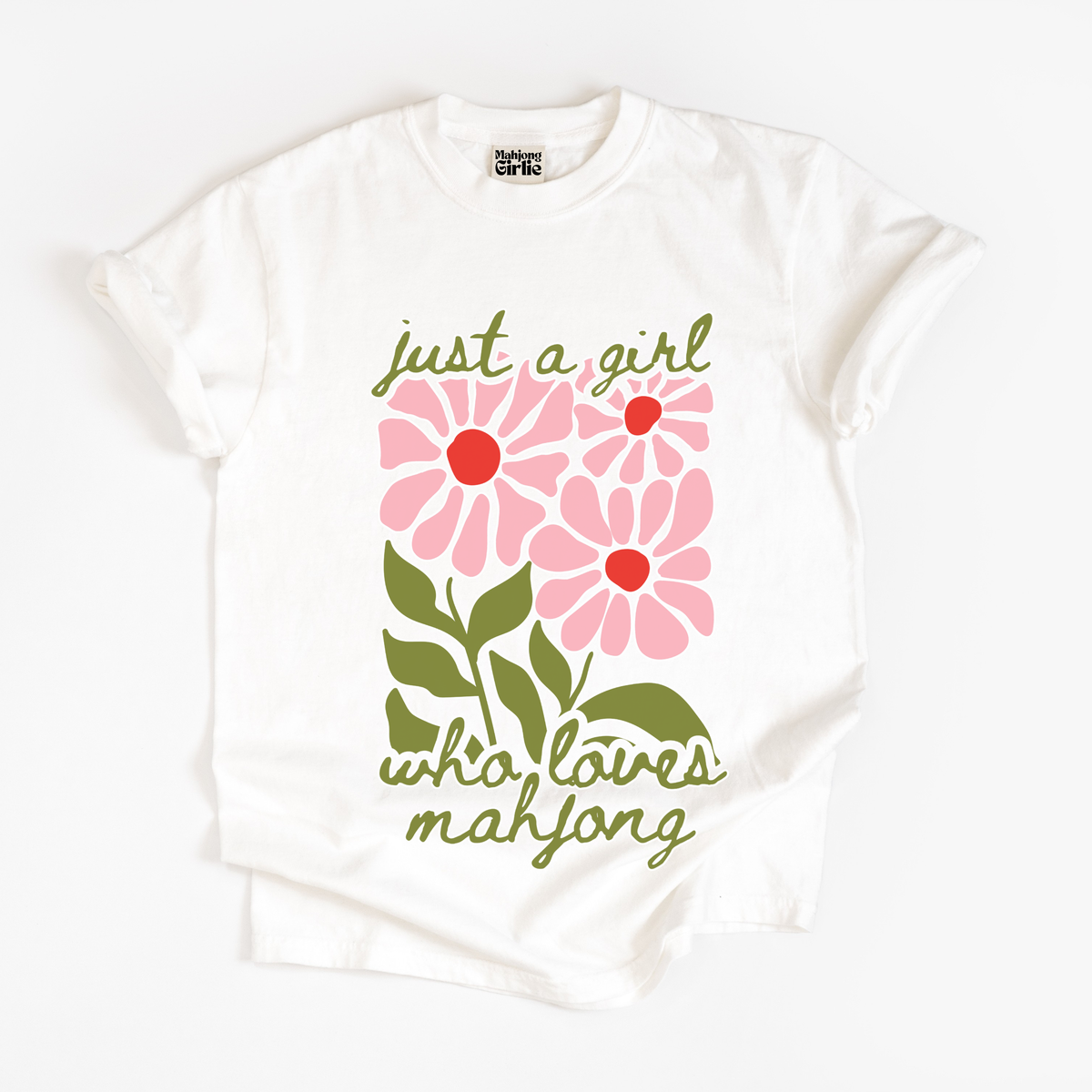 Just a Girl Who Loves Mahjong T-shirt