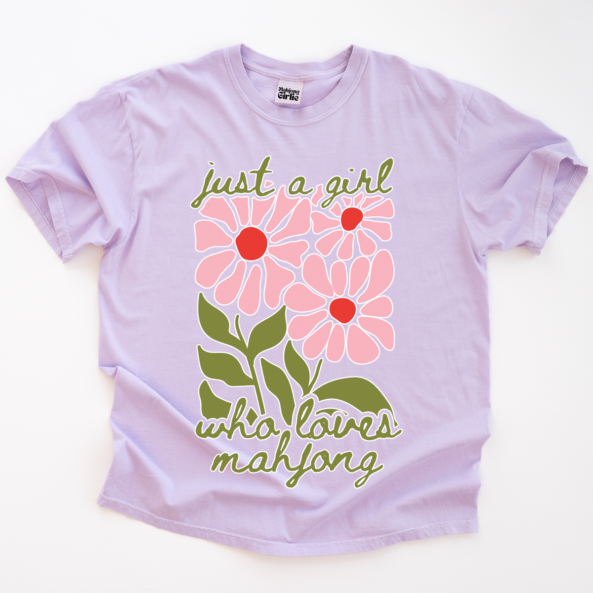 Just a Girl Who Loves Mahjong T-shirt