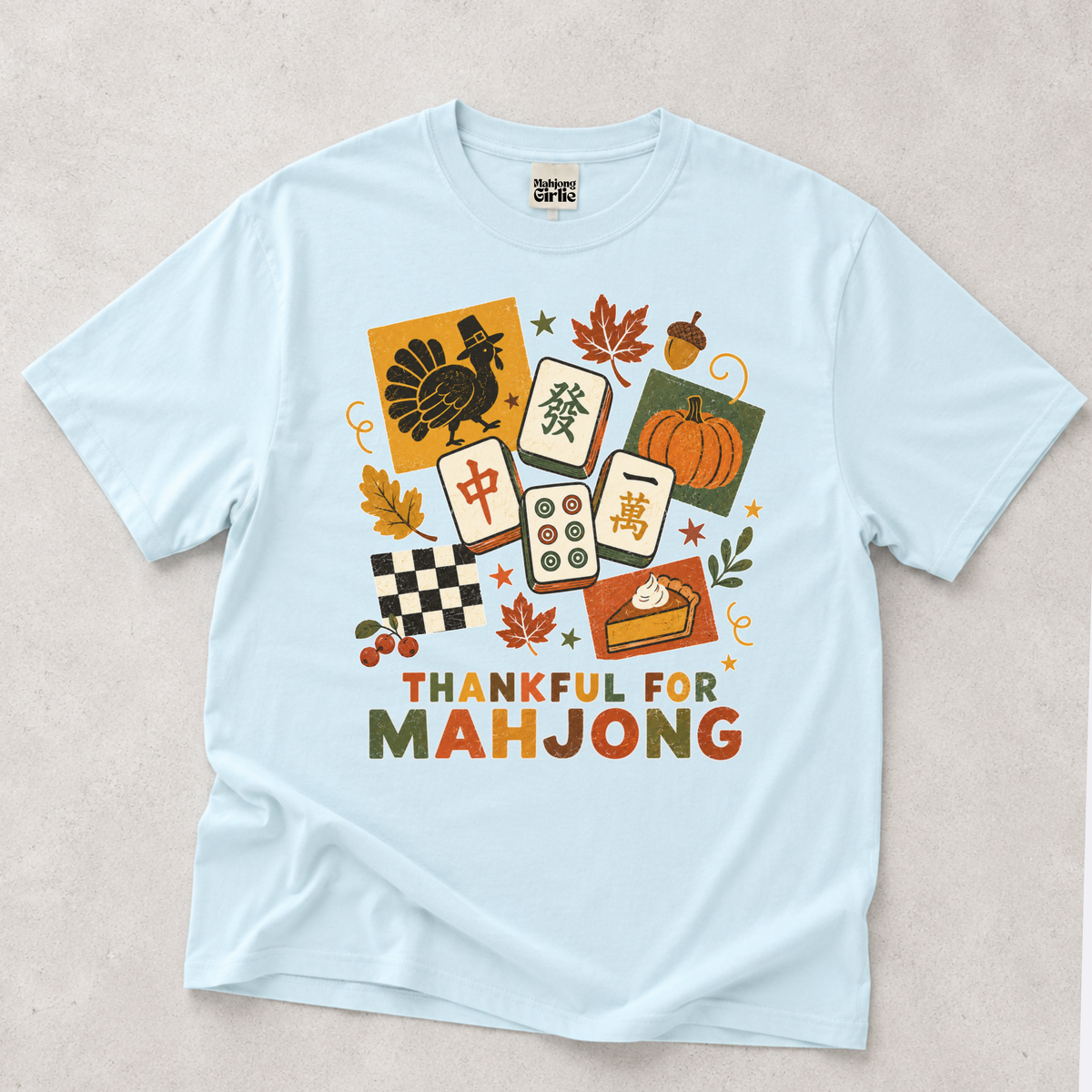 Thankful For Mahjong T-Shirt