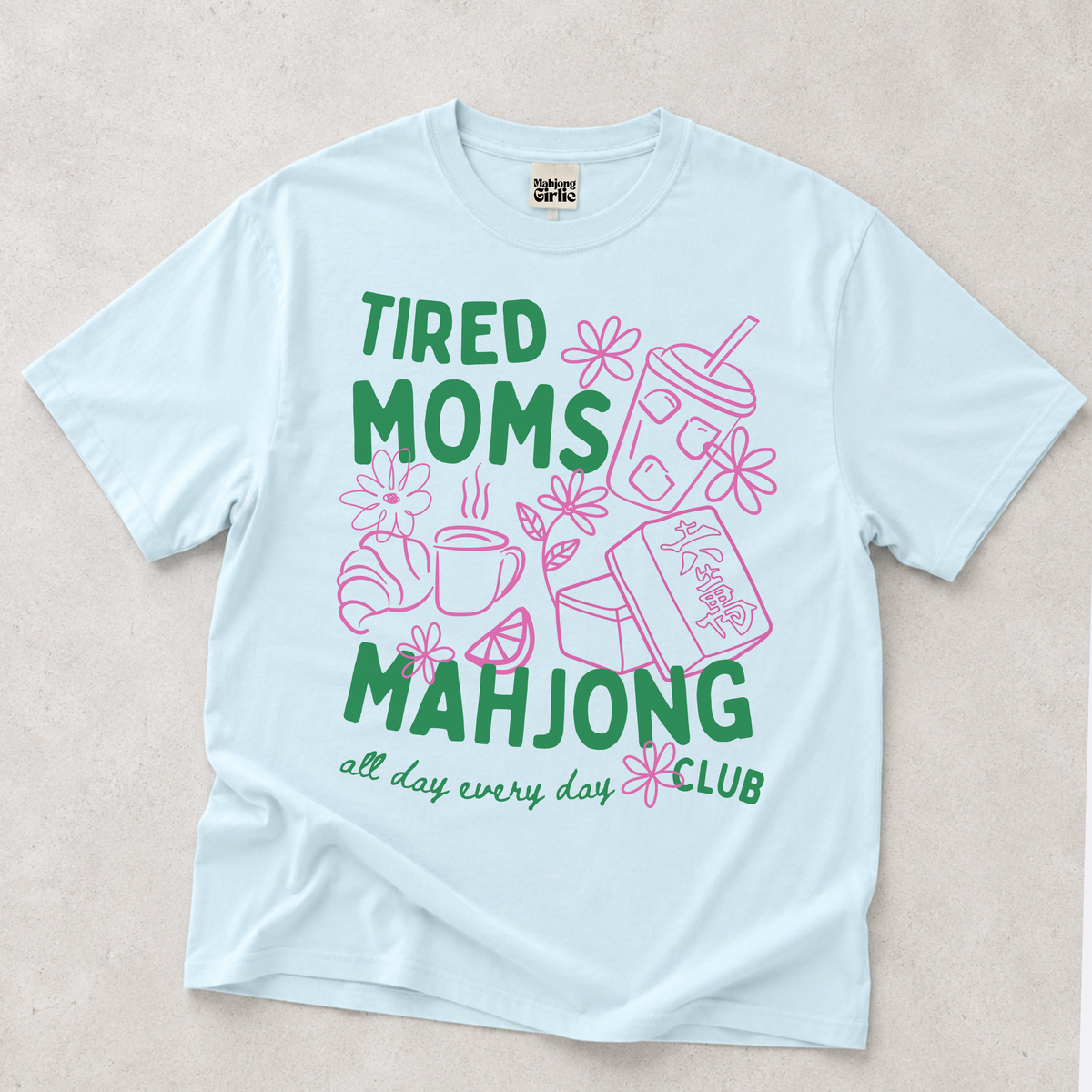 Tired Moms Mahjong Club T-Shirt