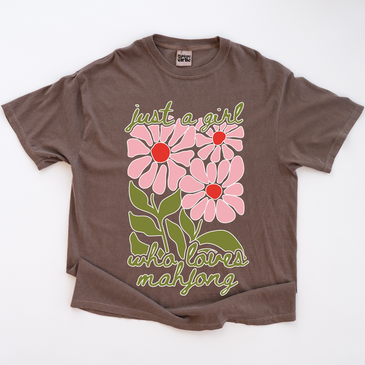 Just a Girl Who Loves Mahjong T-shirt