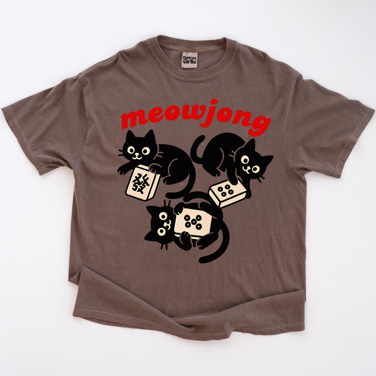 Meowjong Black Cats T-shirt