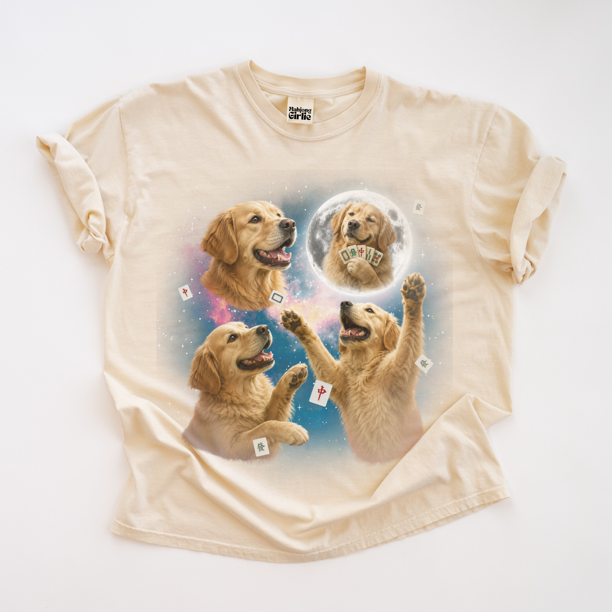 3 Dogs Retro 90s T-Shirt