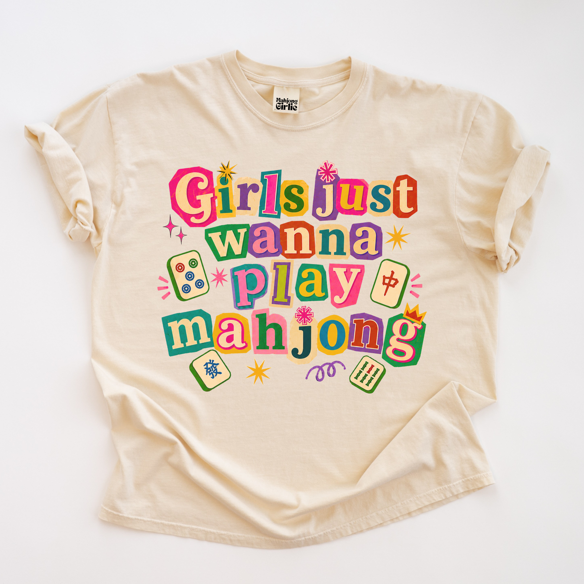 Girls Just Wanna Play Mahjong T-Shirt