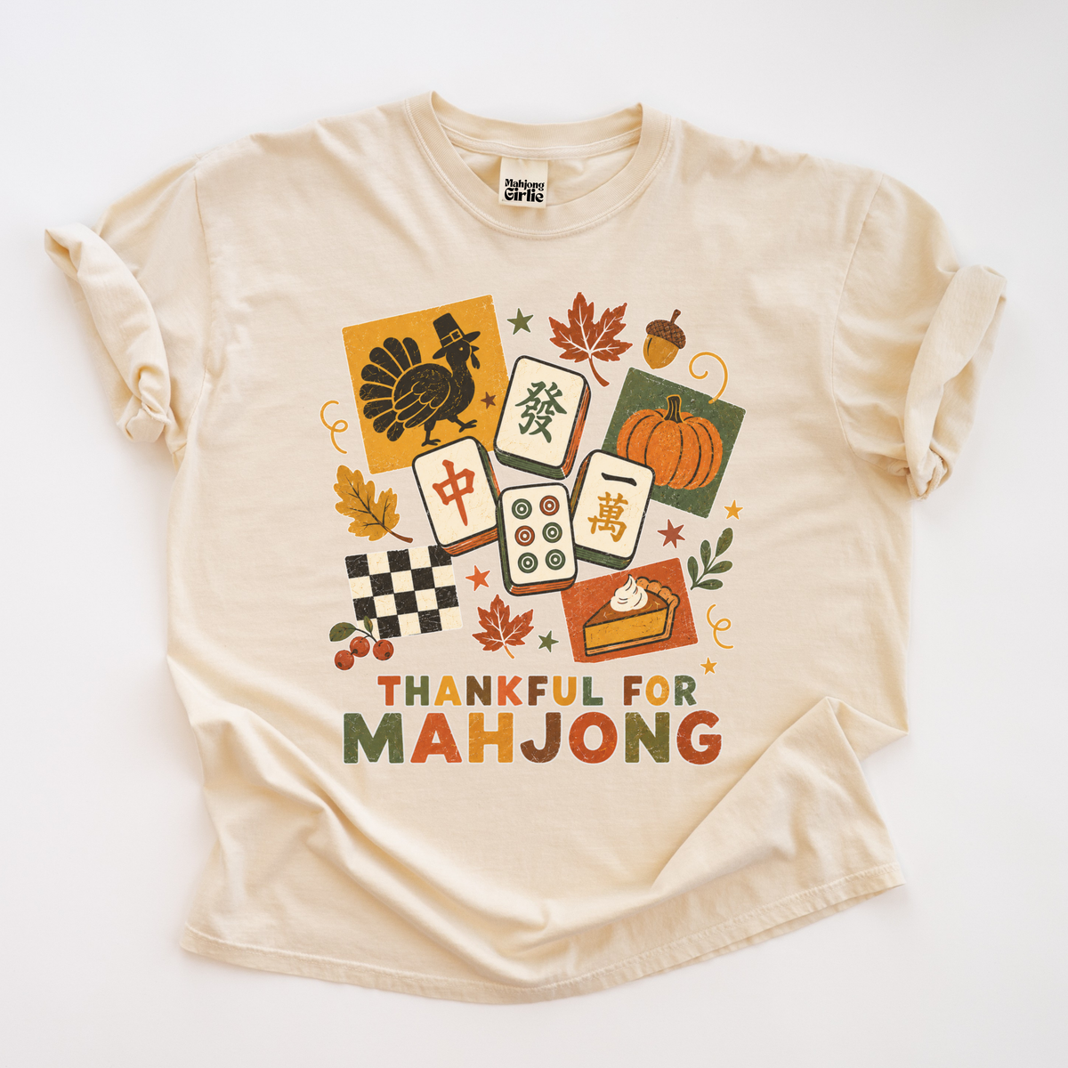Thankful For Mahjong T-Shirt