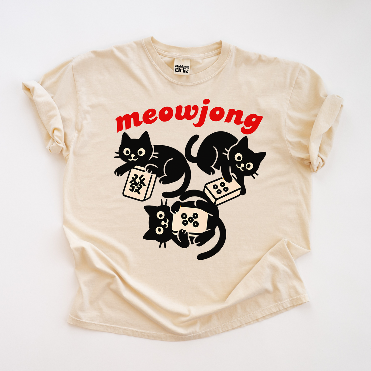 Meowjong Black Cats T-shirt