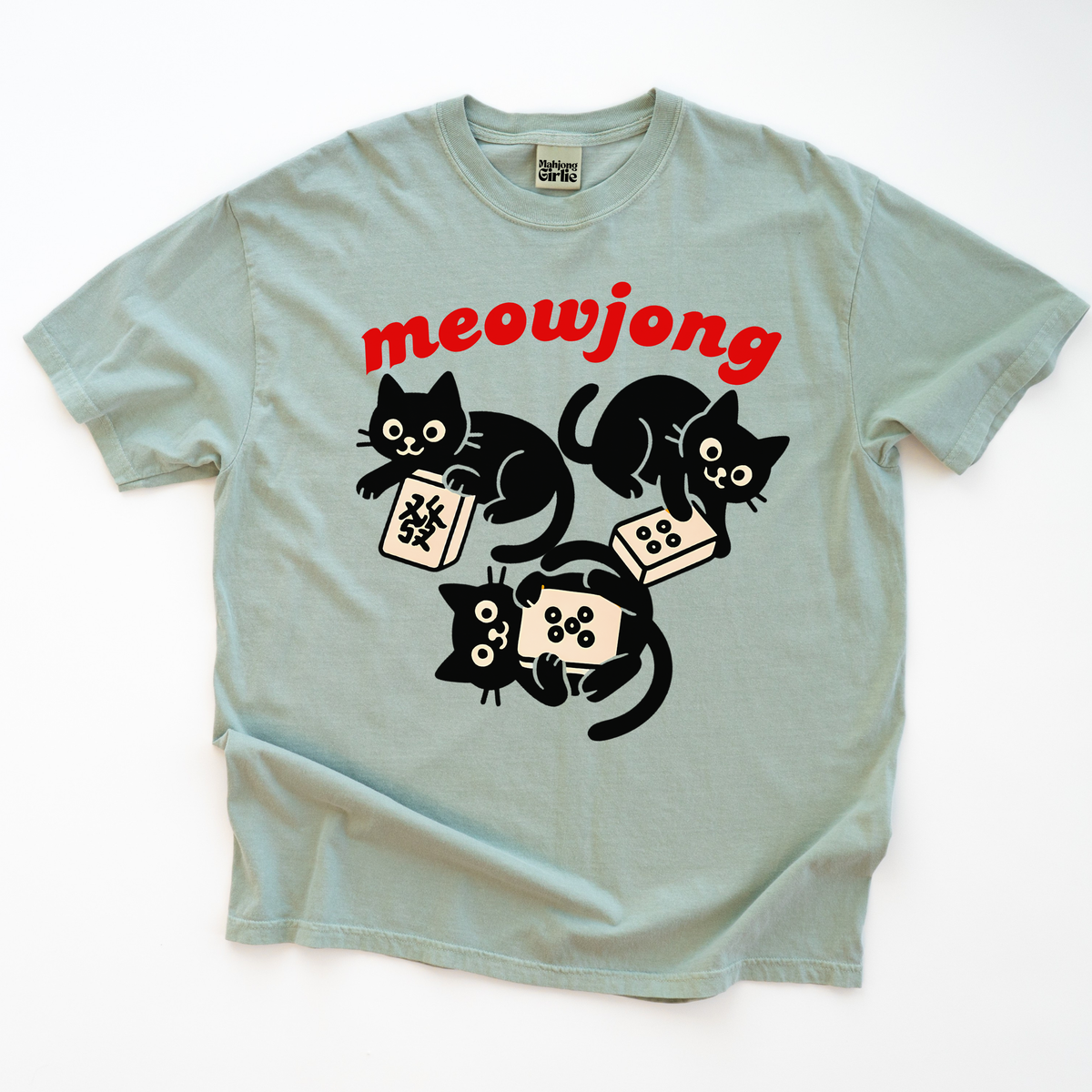 Meowjong Black Cats T-shirt
