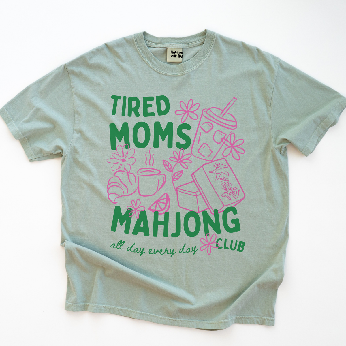 Tired Moms Mahjong Club T-Shirt