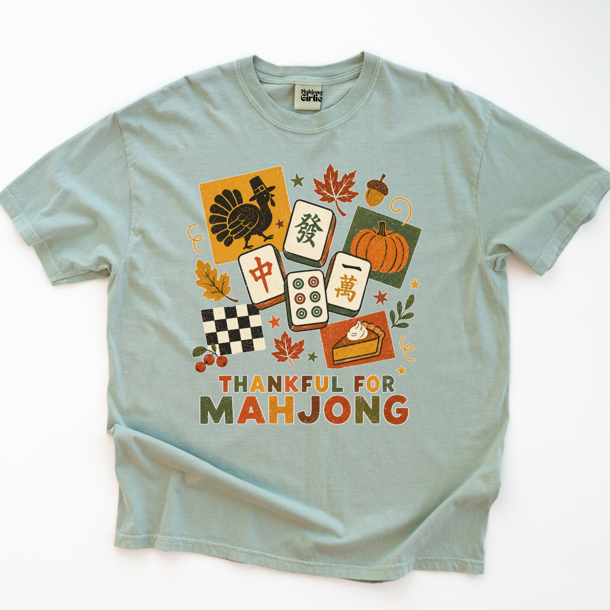 Thankful For Mahjong T-Shirt
