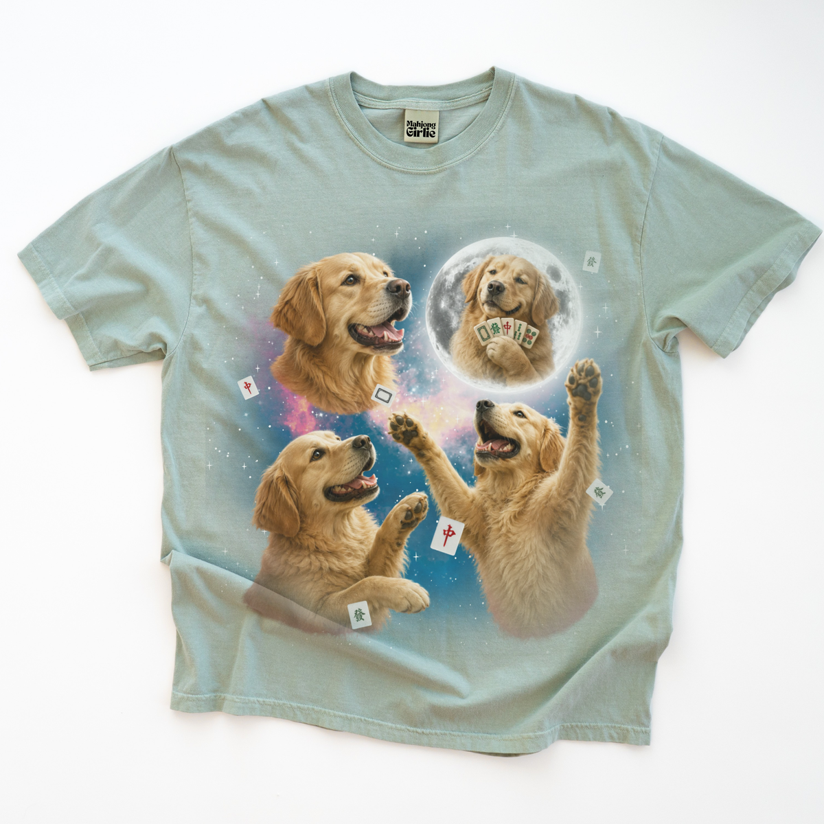 3 Dogs Retro 90s T-Shirt