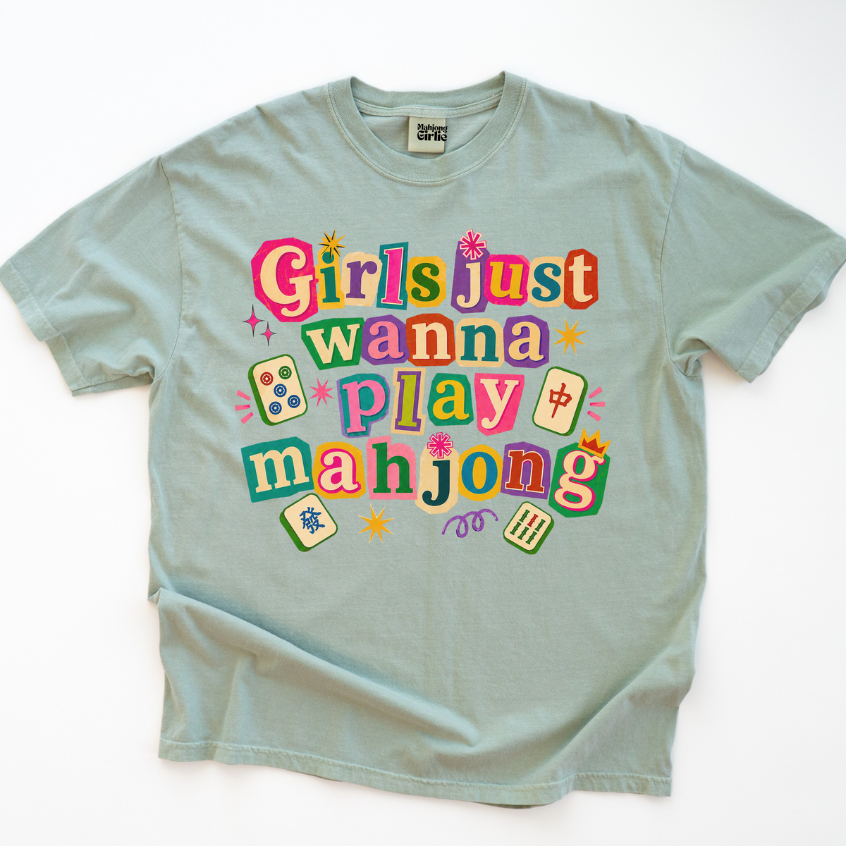 Girls Just Wanna Play Mahjong T-Shirt