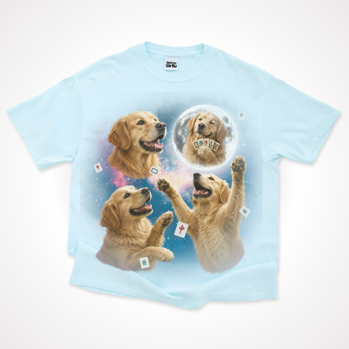 3 Dogs Retro 90s T-Shirt