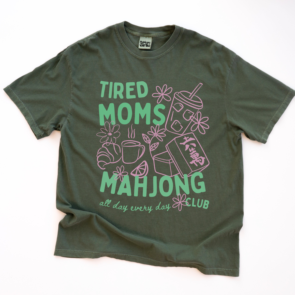 Tired Moms Mahjong Club T-Shirt