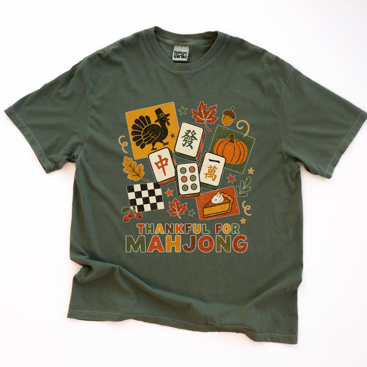 Thankful For Mahjong T-Shirt