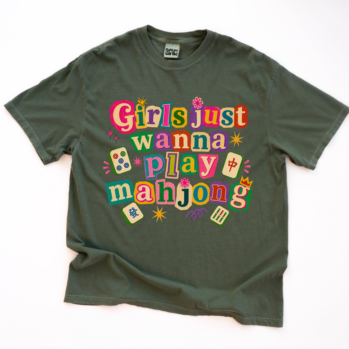 Girls Just Wanna Play Mahjong T-Shirt