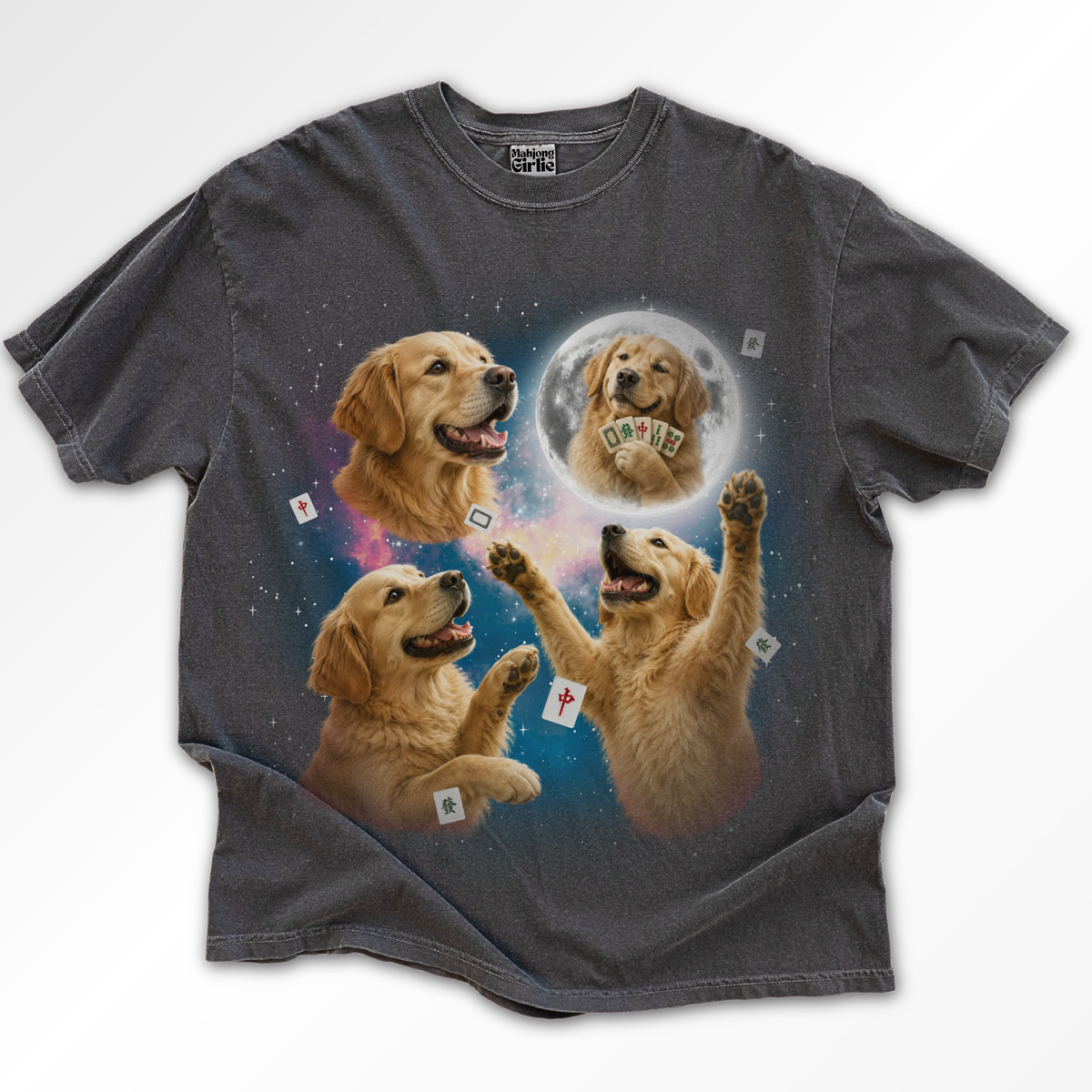 3 Dogs Retro 90s T-Shirt
