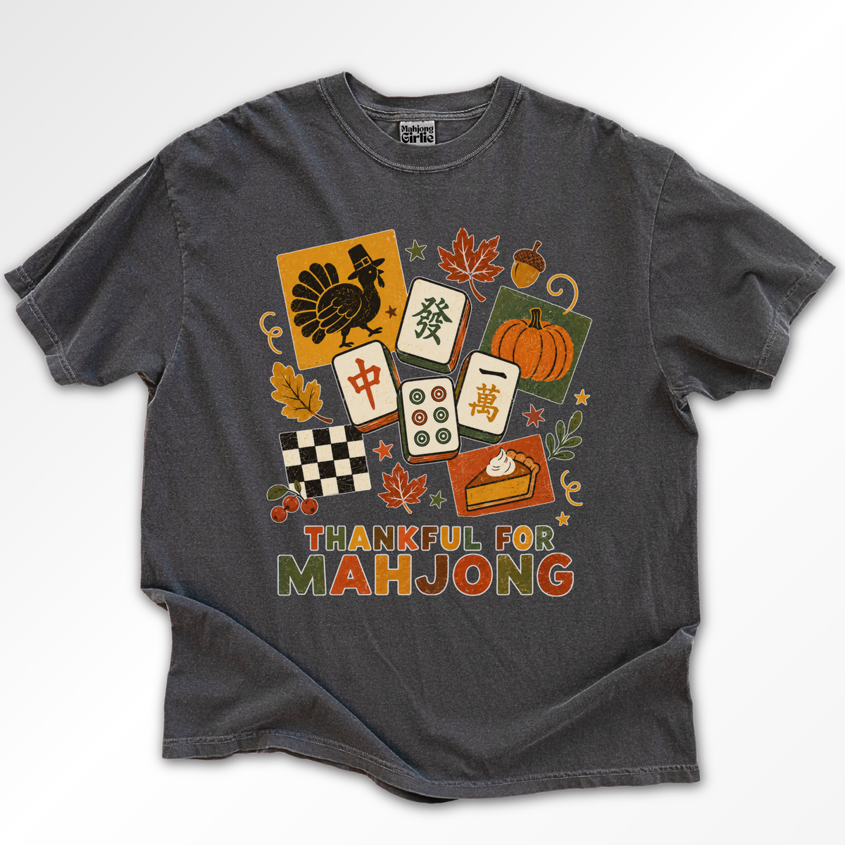 Thankful For Mahjong T-Shirt