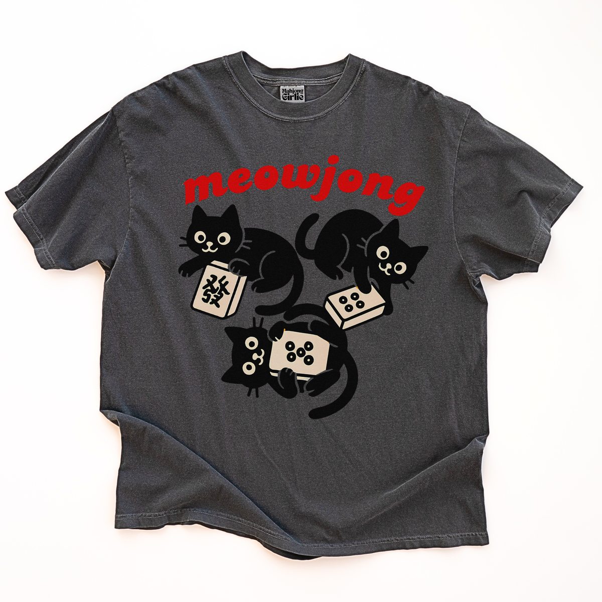 Meowjong Black Cats T-shirt