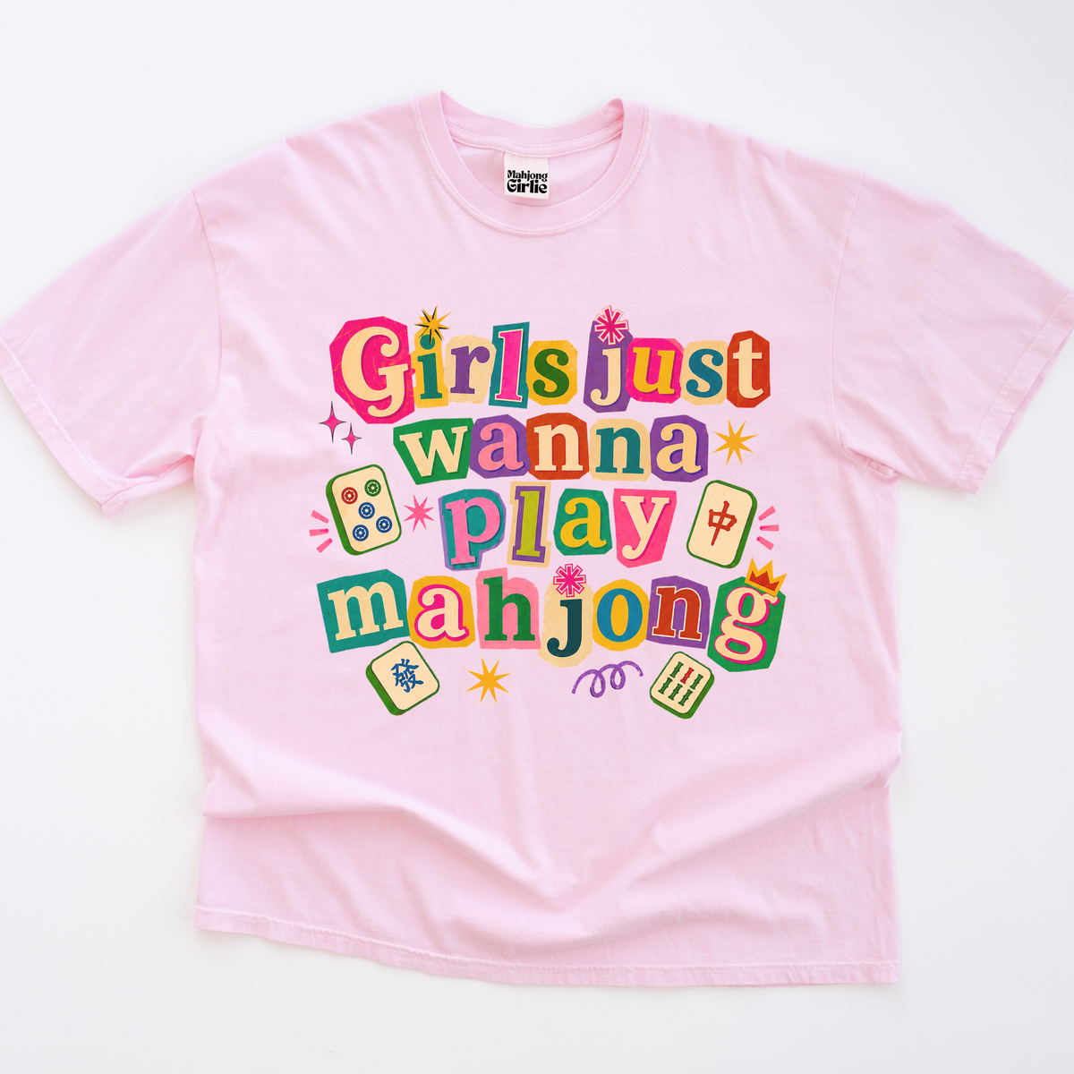 Girls Just Wanna Play Mahjong T-Shirt