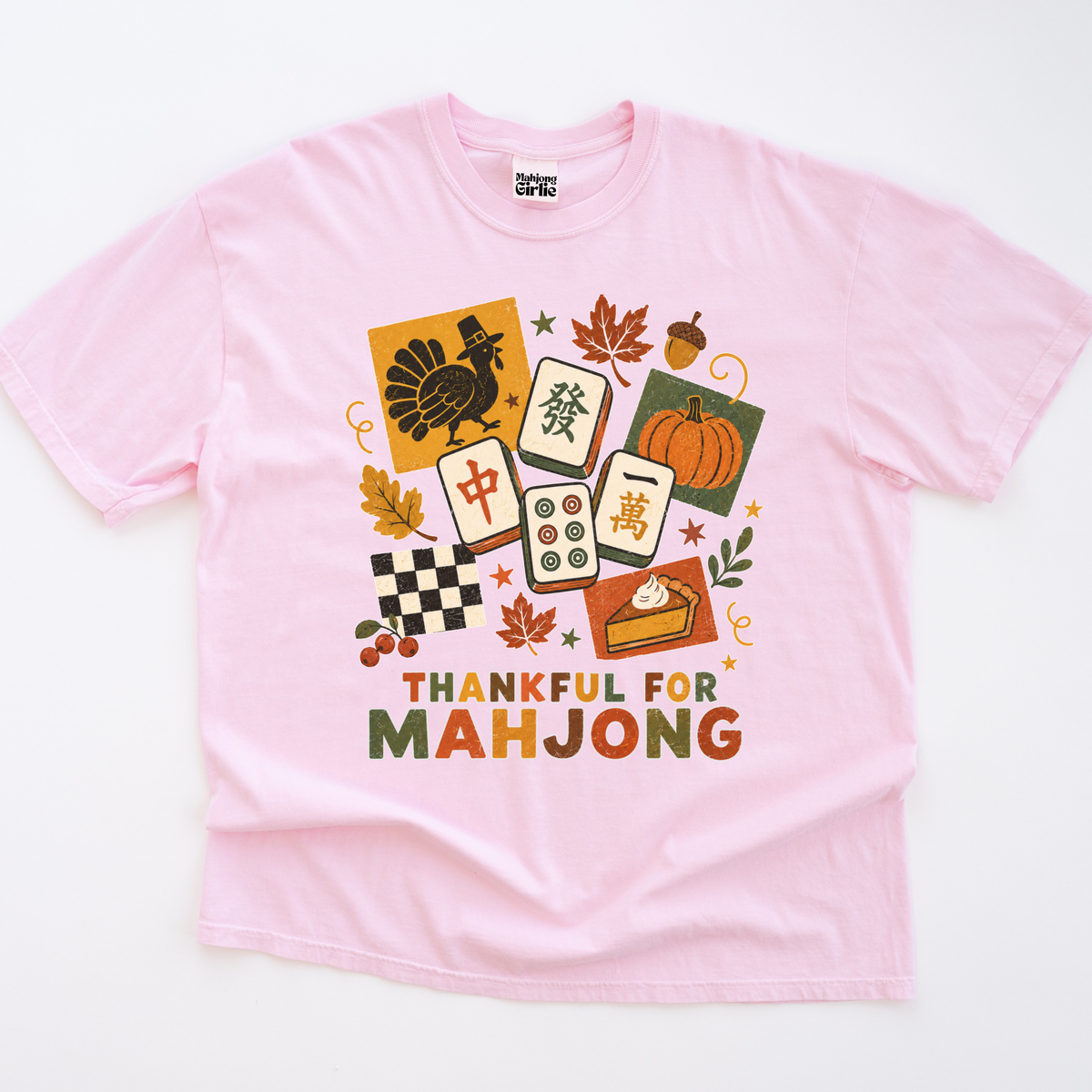 Thankful For Mahjong T-Shirt