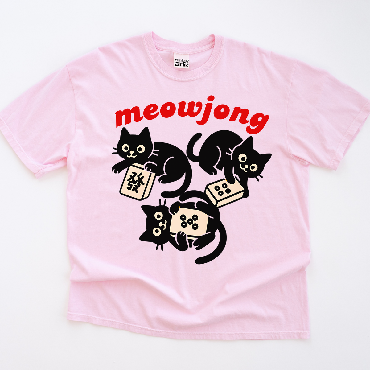 Meowjong Black Cats T-shirt