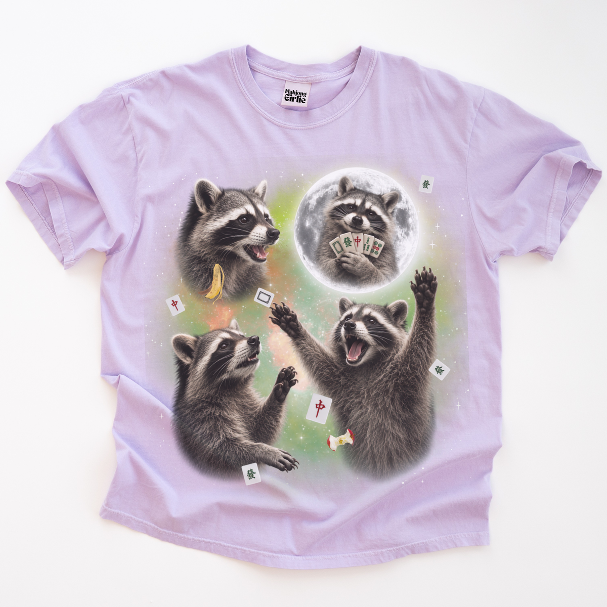 3 Raccoons Retro 90s T-Shirt