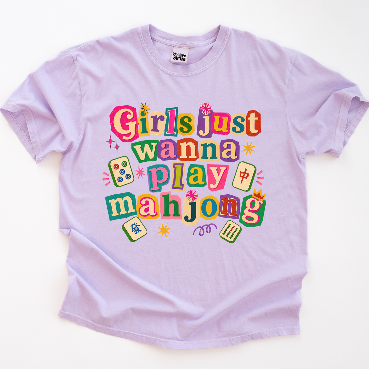 Girls Just Wanna Play Mahjong T-Shirt