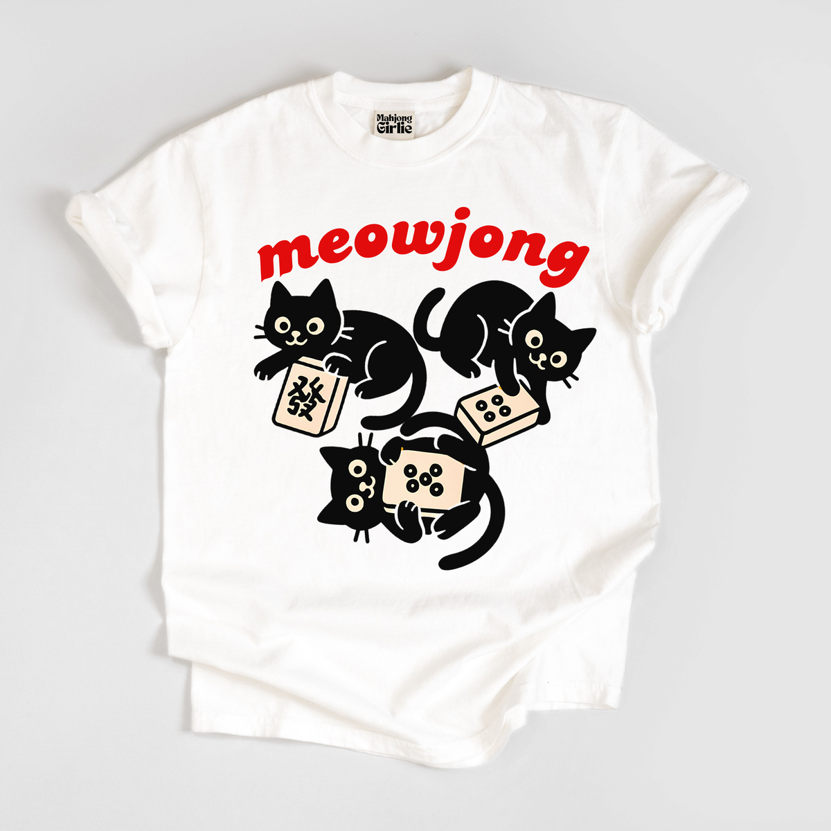 Meowjong Black Cats T-shirt