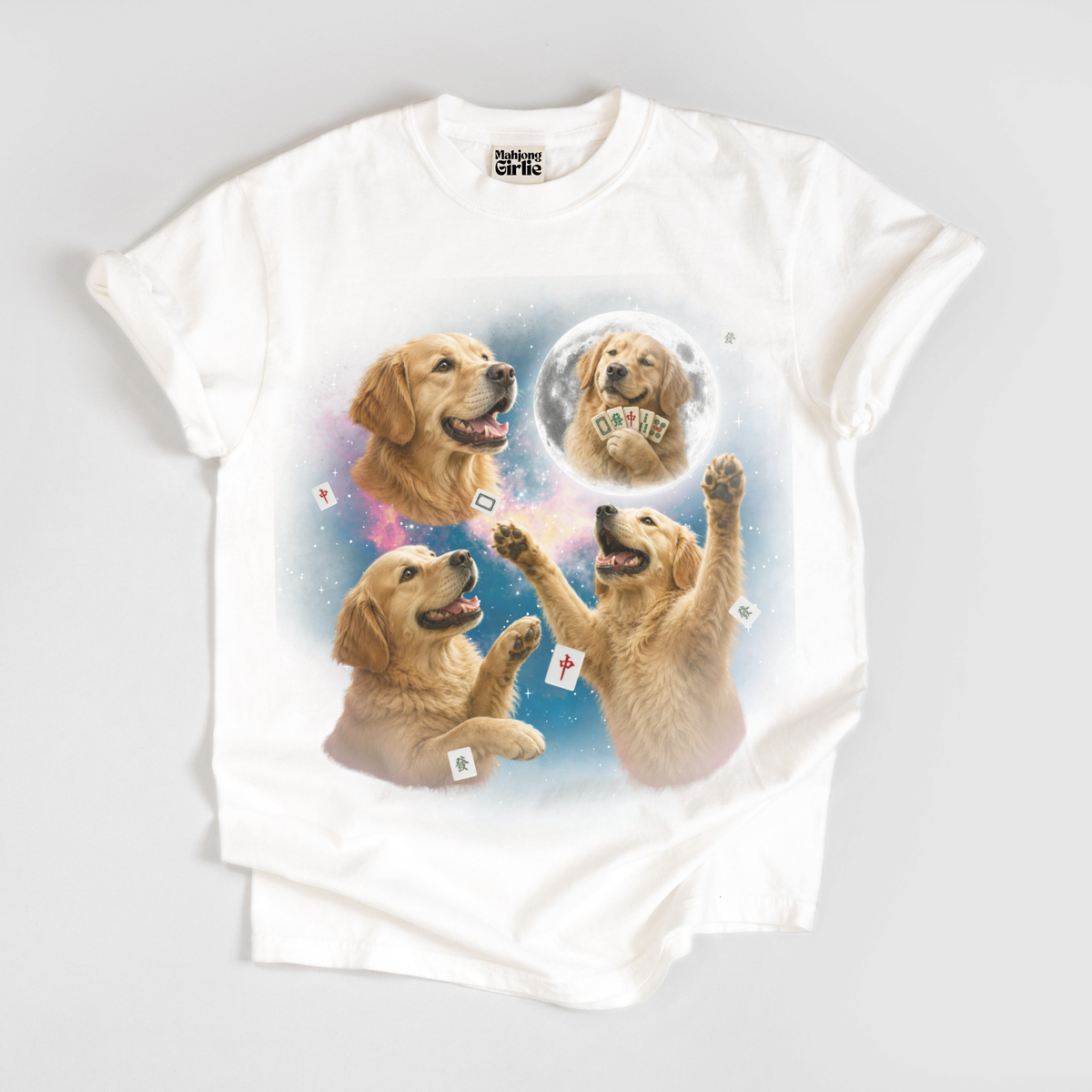 3 Dogs Retro 90s T-Shirt