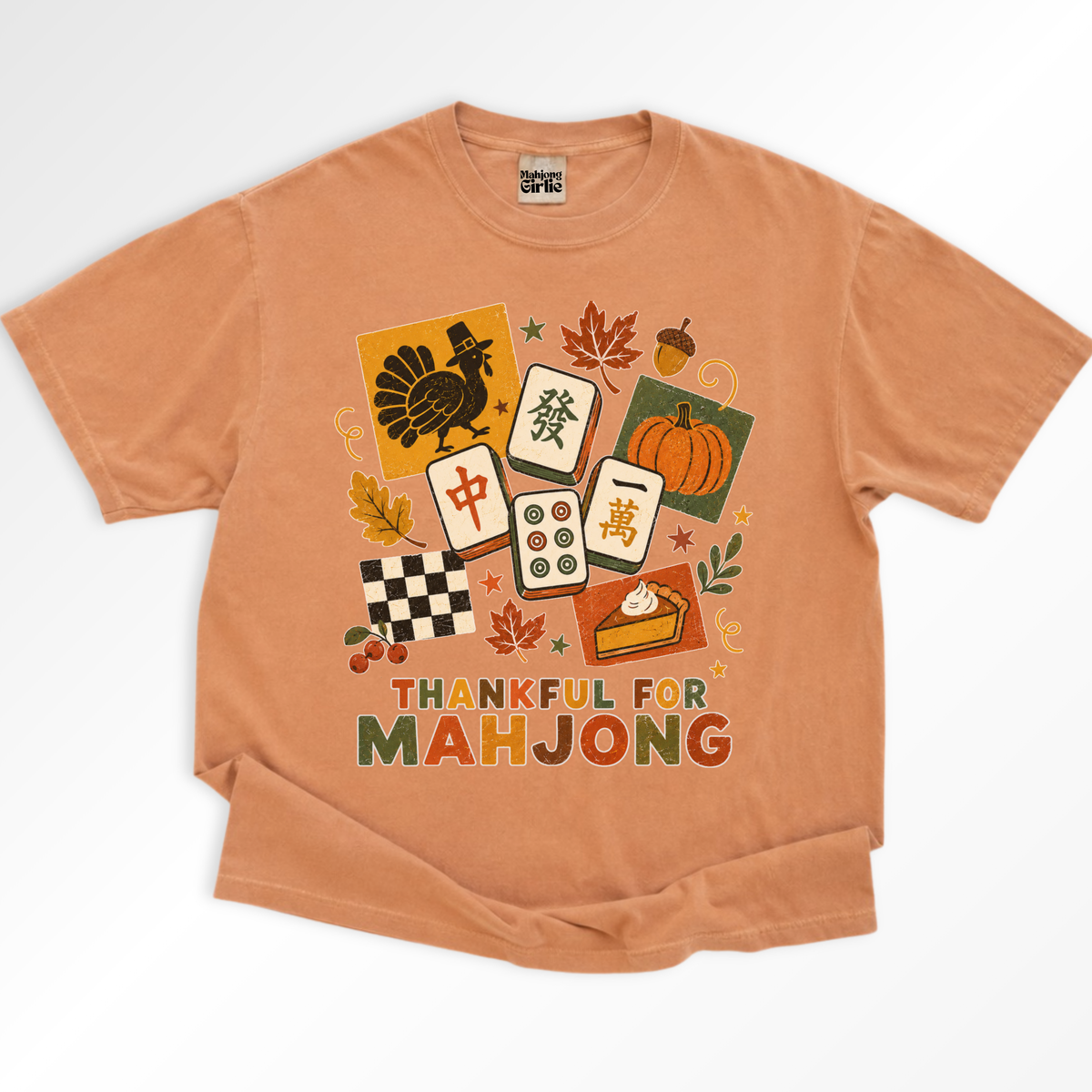Thankful For Mahjong T-Shirt
