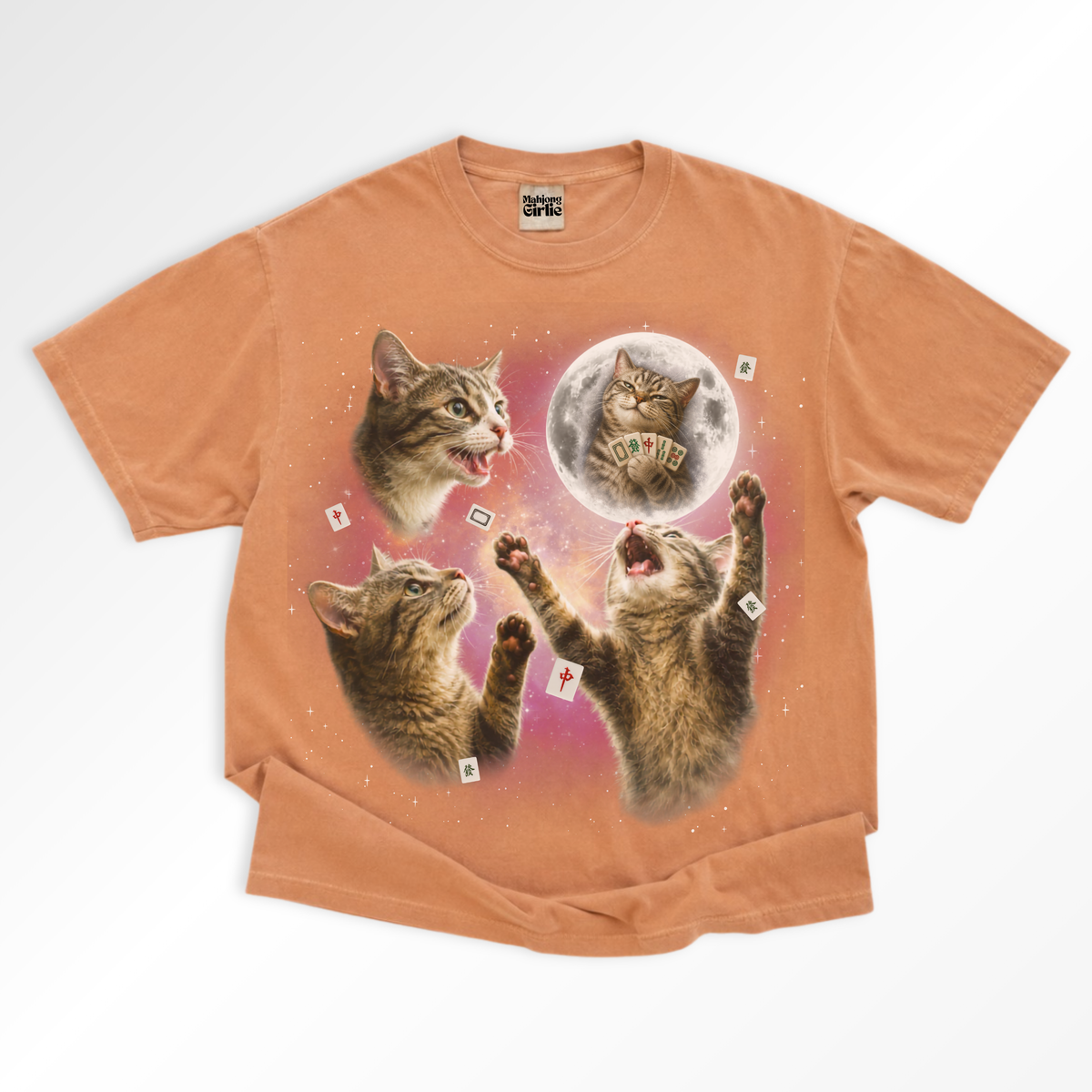 3 Cats Retro 90s T-Shirt