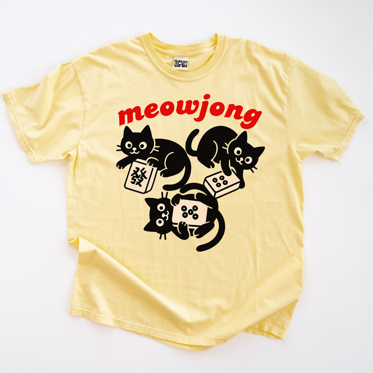 Meowjong Black Cats T-shirt