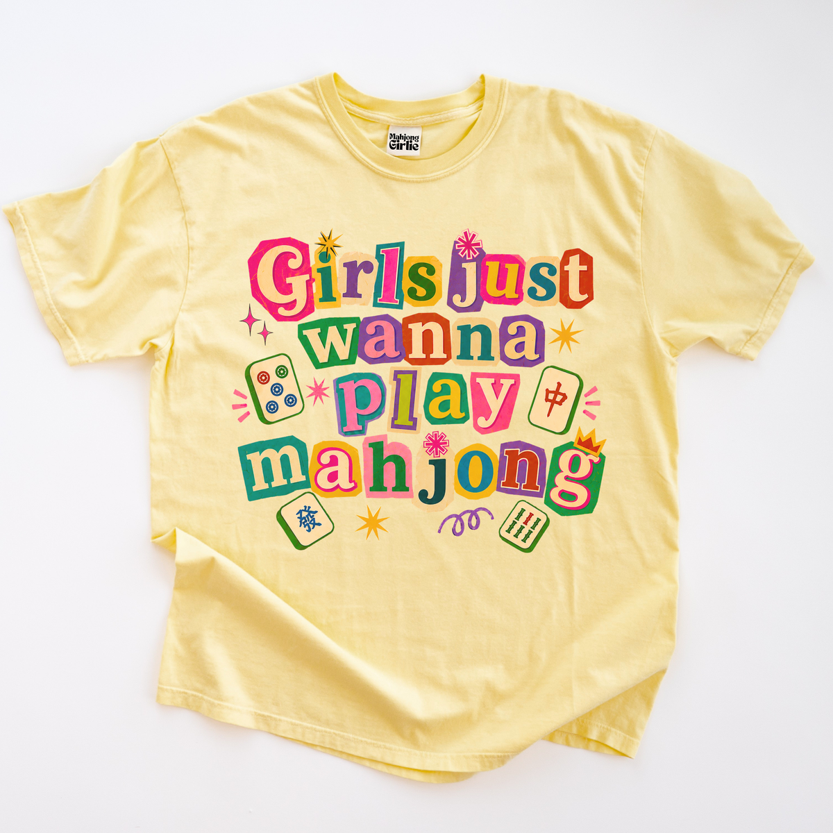 Girls Just Wanna Play Mahjong T-Shirt