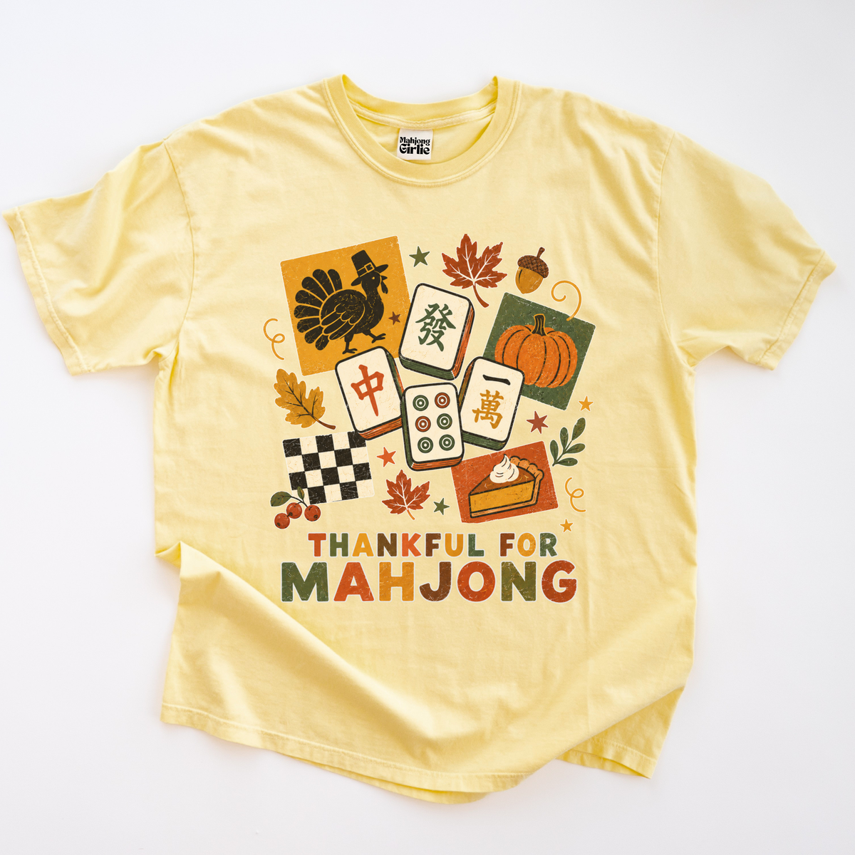 Thankful For Mahjong T-Shirt