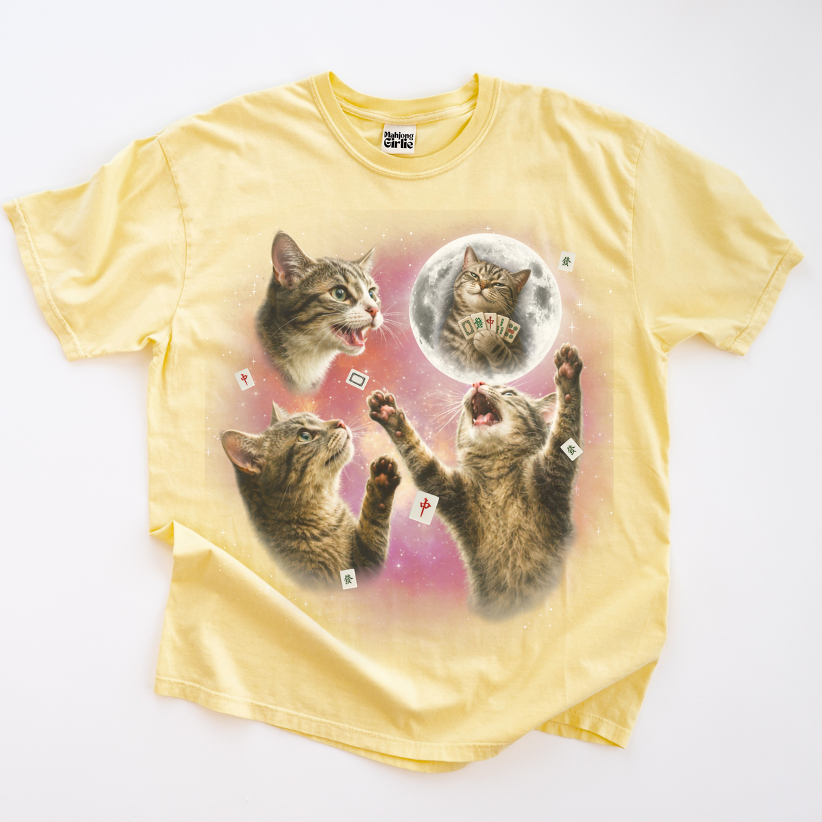 3 Cats Retro 90s T-Shirt