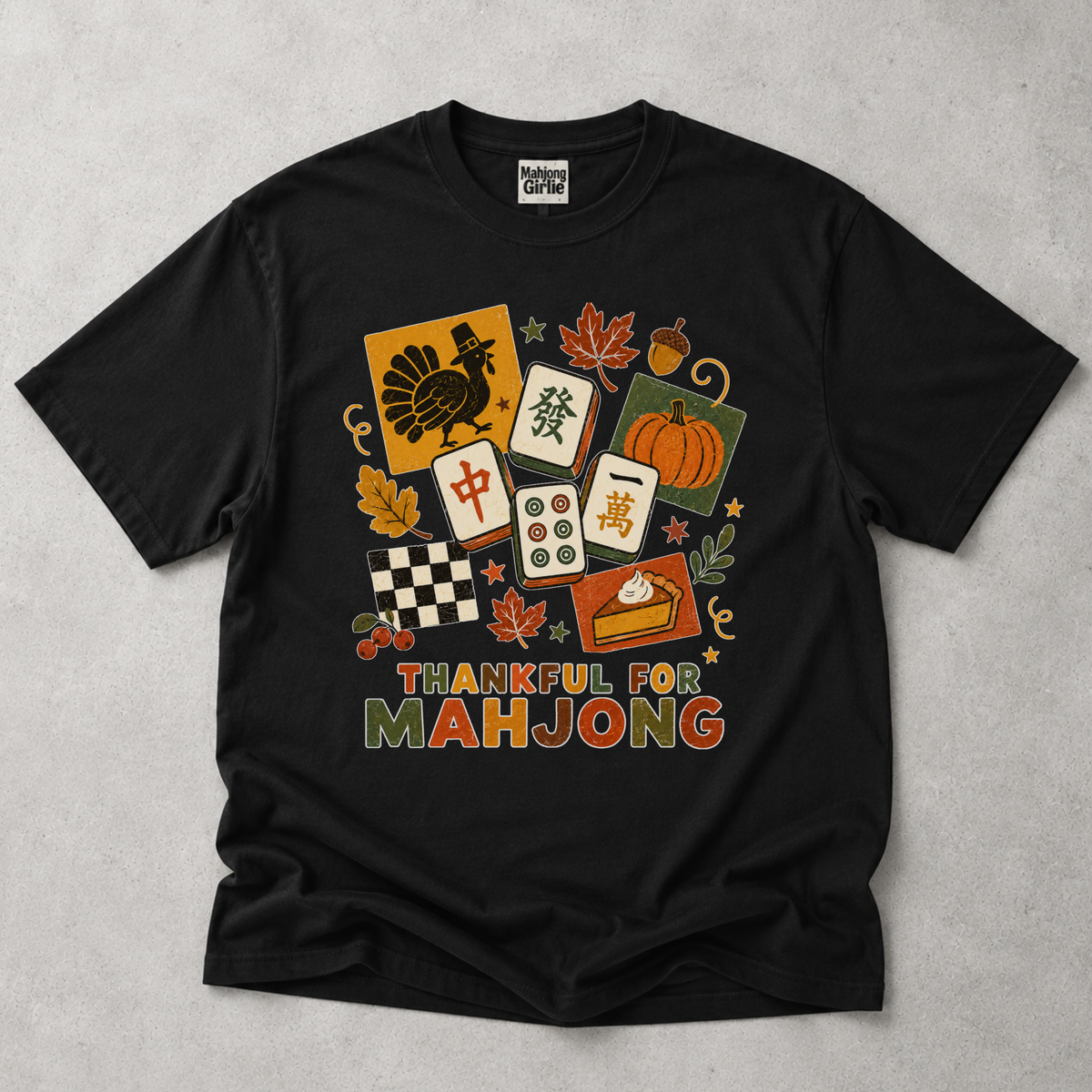 Thankful For Mahjong T-Shirt
