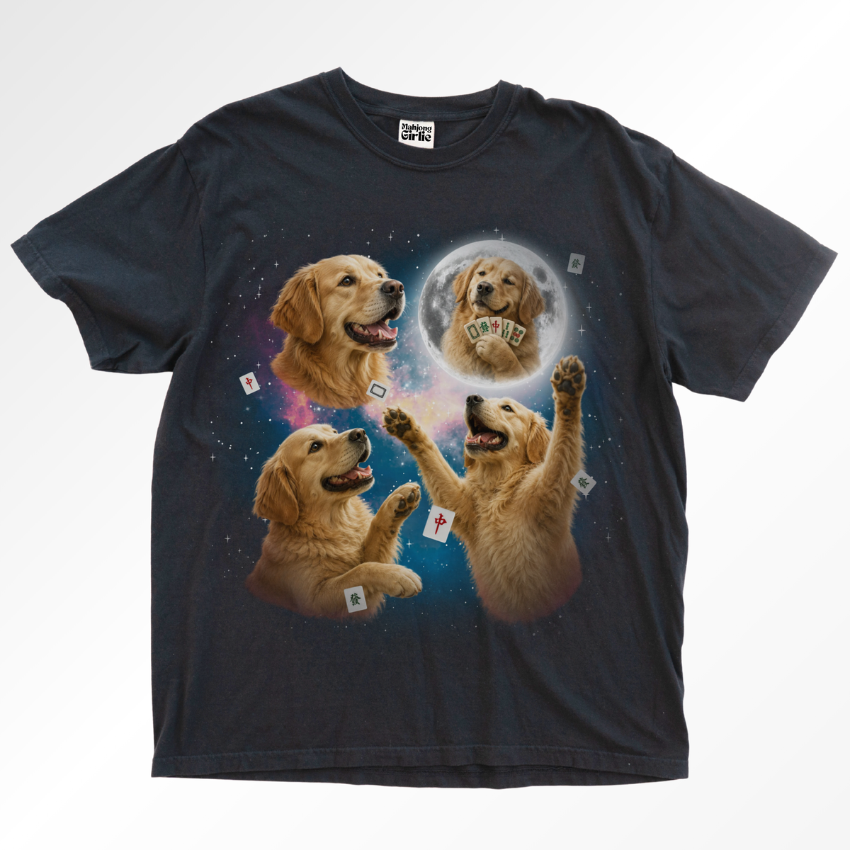 3 Dogs Retro 90s T-Shirt