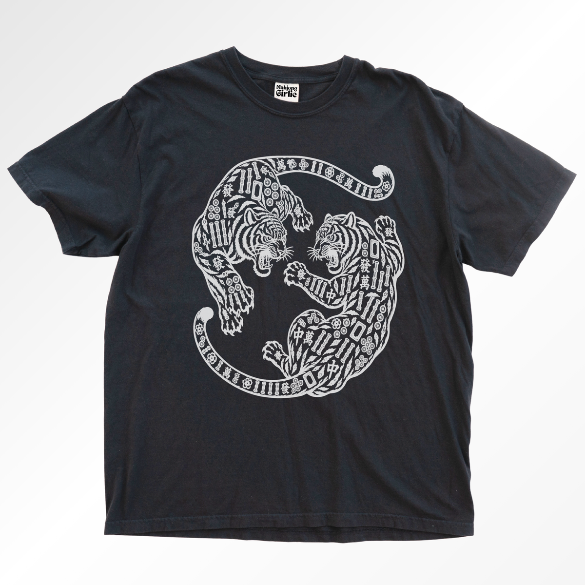 Tiger Mahjong Tiles T-Shirt
