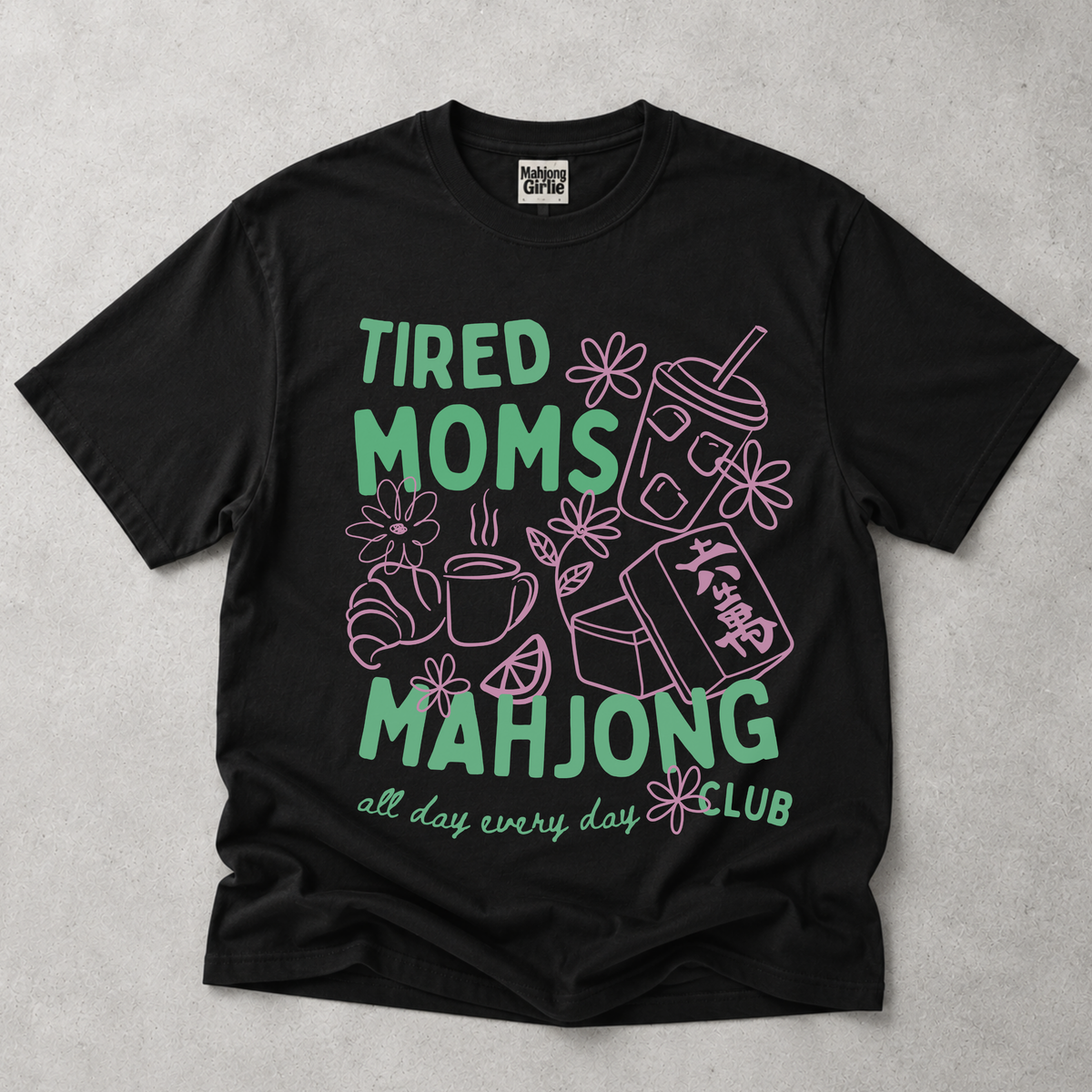 Tired Moms Mahjong Club T-Shirt
