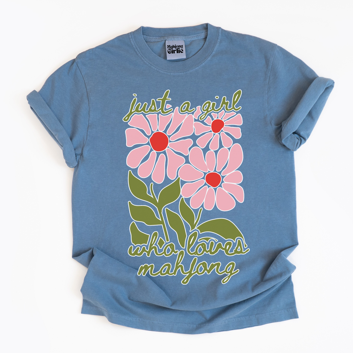 Just a Girl Who Loves Mahjong T-shirt