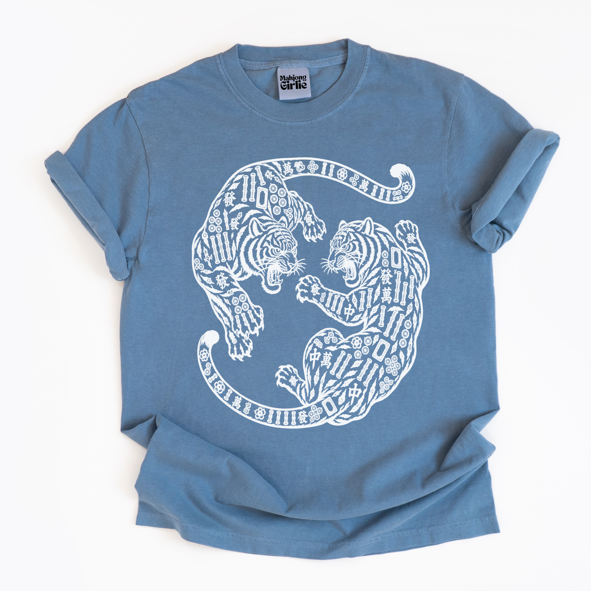 Tiger Mahjong Tiles T-Shirt