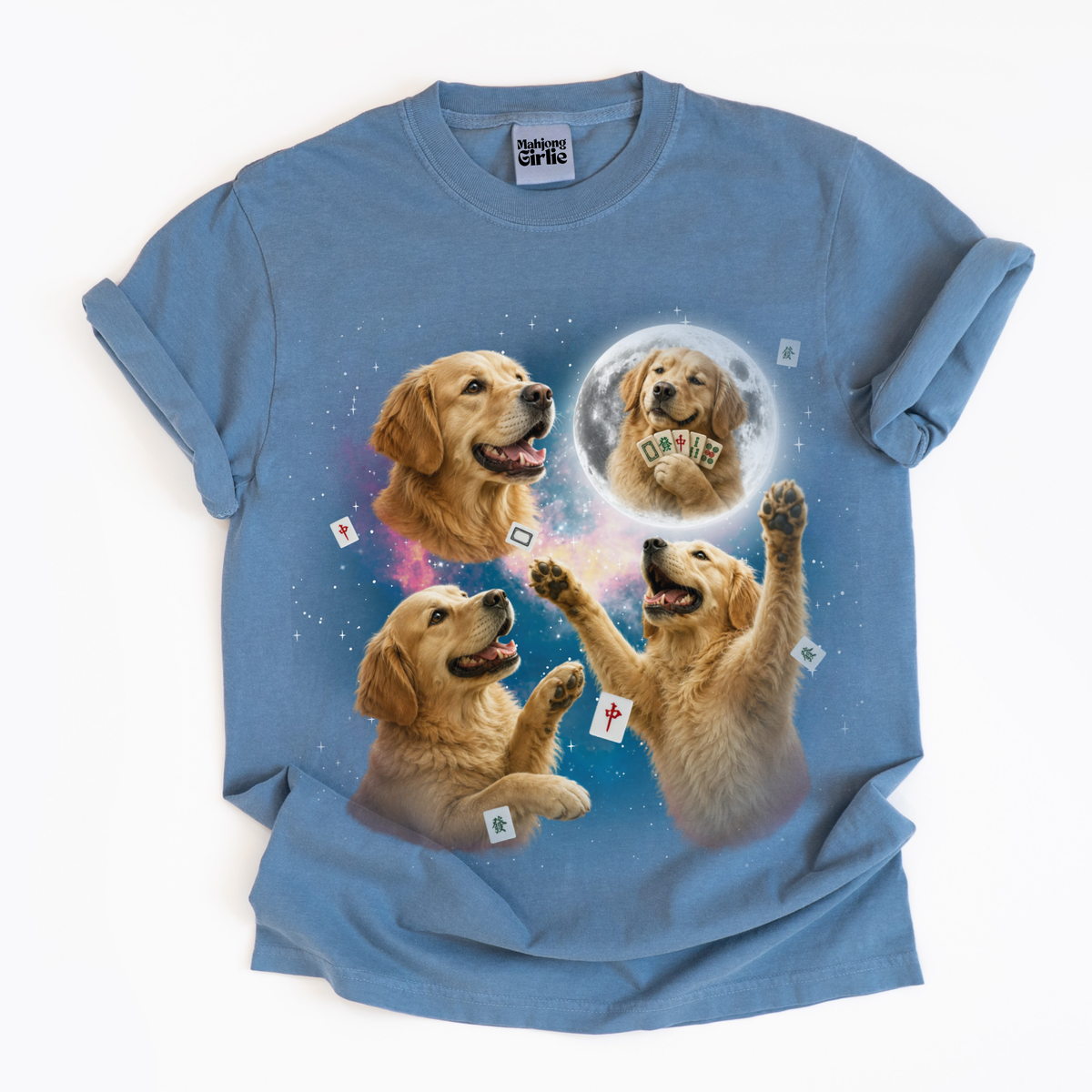 3 Dogs Retro 90s T-Shirt