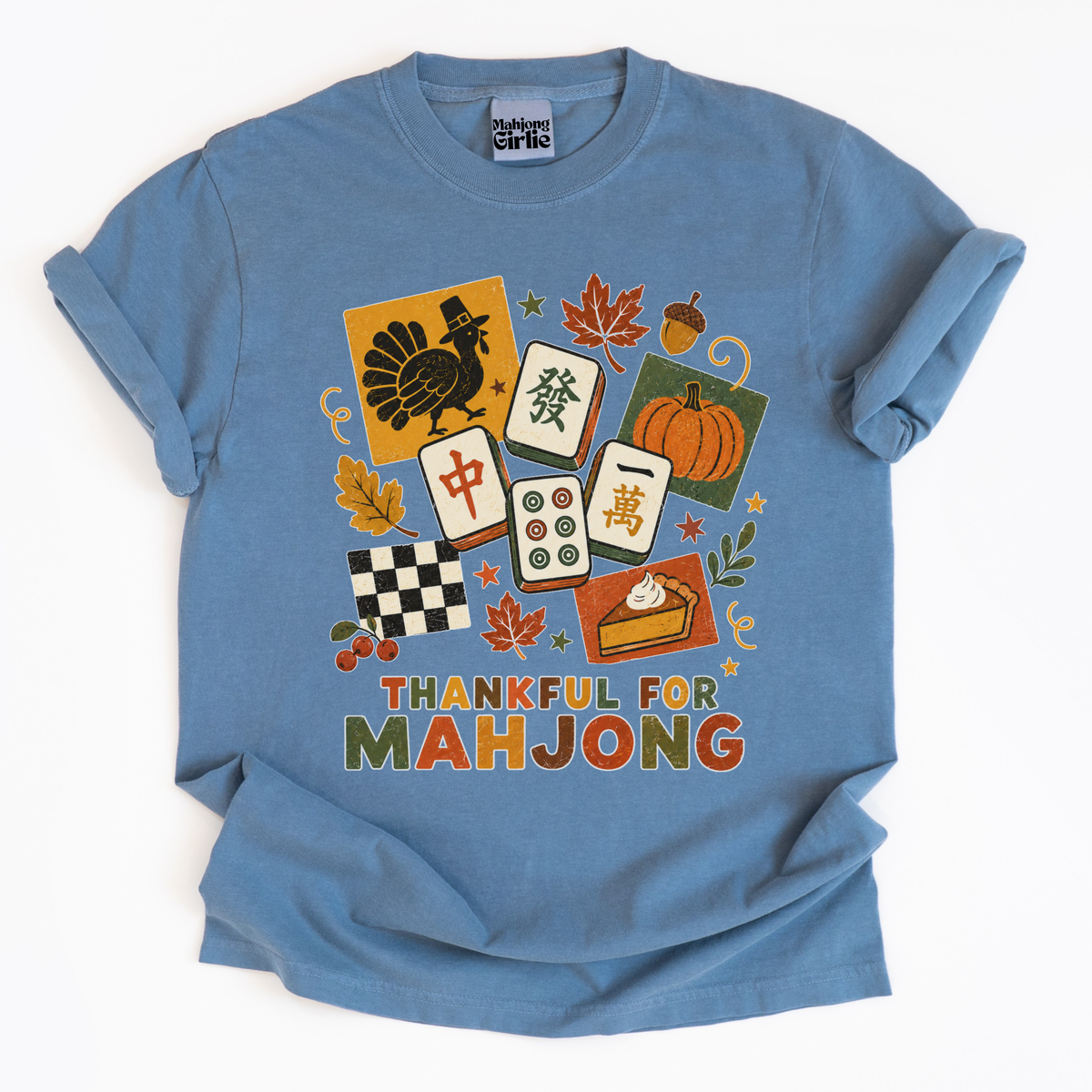 Thankful For Mahjong T-Shirt